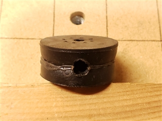 View of Hole in Side of Nozzle for Pipe
